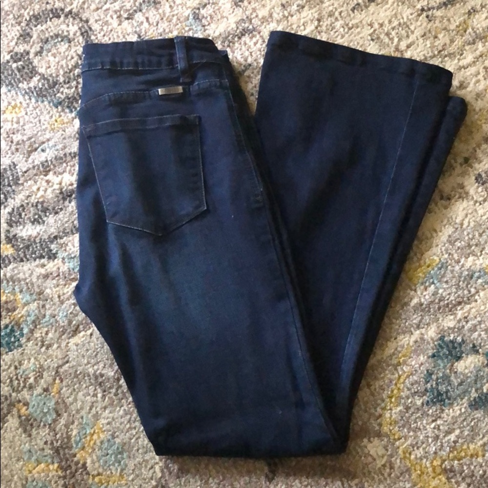 Kancan dark wash flare jeans